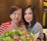TVB前知名女星复出拍剧，身材轻微发胖，嫁入豪门连生三个女儿