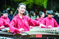 百架兰考古筝亮相中央音乐学院