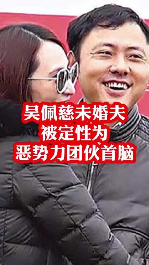 吴佩慈未婚夫被定性为恶势力团伙首脑