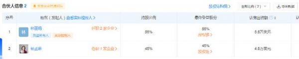 杨丞琳参股企业信息。企业公开信息平台