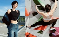 姚安娜变化真大！攀岩秀背部肌肉，金刚芭比，身材吊打一众女星