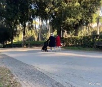 宋仲基一家三口首同框，推着6个月儿子散步，与凯蒂挽手热聊超甜