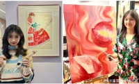 王诗龄的画冯小刚女儿的画……