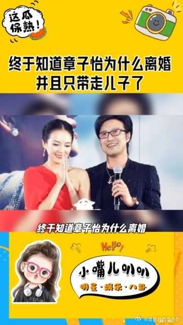 终于知道章子怡为什么离婚并且只带走儿子了