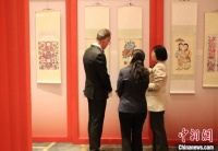 山东博物馆贺岁年画展在济南开展 呈现浓郁地方特色