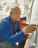 折枝作毫 墨色流转