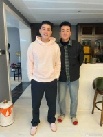 看到欧豪和弟弟的合照，又要感叹基因真的神奇……