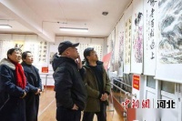 河北高阳：翰墨书画展庆新春