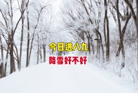 “雪落八九头，遍地起坟头”，今日进八九，降雪啥预兆？农谚咋说