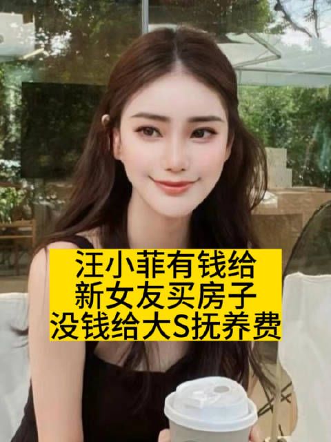 汪小菲有钱给新女友买房子，没钱给大S抚养费