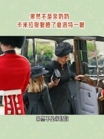 为继奶奶卡米拉从没抱过夏洛特公主…