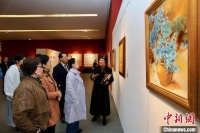 旅法画家李玉芬回家乡天津举办作品展传承中法情谊