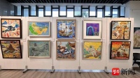 “铸牢中华民族共同体意识青少年美术作品展”亮相南京秦淮非遗馆