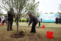 致敬海葬先驱，上海举办“树说思念”纪念林植树活动