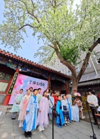 品诗韵、赏海棠，纪晓岚故居内读诗迎春