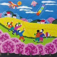 将春和景明映入画卷