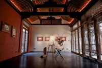 上世纪五六十年代的颐和园角楼是啥样？唐蕴玉水彩画展亮相槐轩