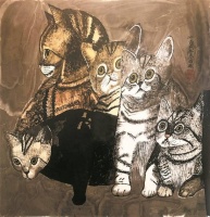 五猫图（国画）