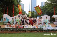 广州花朝节开幕！“汉服风”刮进公园里