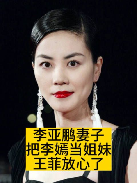 李亚鹏妻子把李嫣当姐妹，王菲放心了