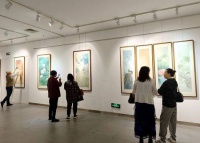 “湘情” 回归 景丽莉工笔画展在湖南省文化馆举行
