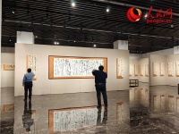 “抱璞藏真——白狼狂草书法展”在人民日报社神州书画院举办