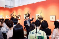 黄晨宇雕塑展：青铜与丝绸的跨界碰撞