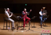 维也纳铜管三重奏首次来华演出 北京音乐厅首站掀起“金色热潮”