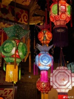 浙江仙居用针刺成的灯笼，比金银做的还美