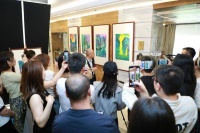 “华彩万象”展于鸟巢 权迎升绘画艺术展开幕
