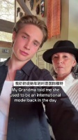 国外小哥分享奶奶年轻时候的照片 原来她还是一位超酷的模特