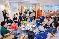 “画作+电影+音乐”跨文化交流,福田区中法文化艺术展于立梵艺术馆拉开帷幕