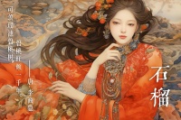 华夏花神·石榴｜夏日花开明似火，多少罗裙羡此红