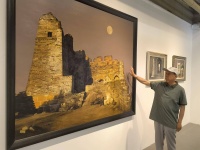 守望沧桑岁月里的风景，杜浩油画作品在京展出