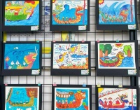 粽香满园话传承，浏阳这所学校举行端午美术作品展