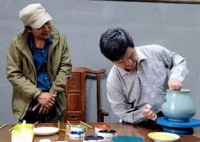 九道宝瓷遇上釉上彩 汝瓷艺术品在杭州艺术作品联展展出