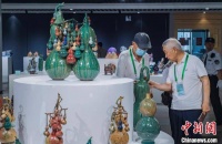 百余件郑商瓷在开封展出 传承商代青瓷文化