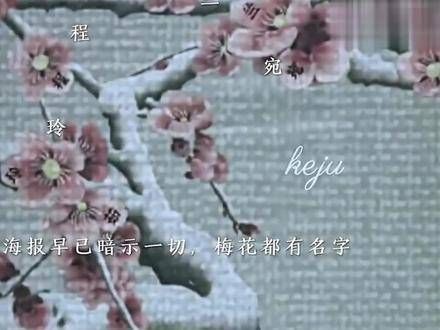 九义人的《落梅图》描绘了23朵梅花…