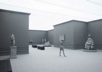 美术馆被打造成“虚拟都市” 大型装置激发奇妙体验