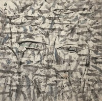 脸谱之一（水墨）