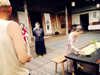 韩残沙水墨莲花魏晋风度雅集在峨眉山举行