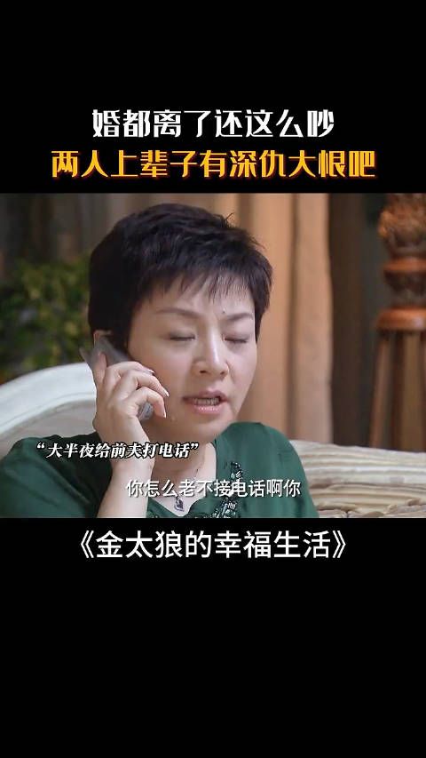 婚都离了还这么吵，两人上辈子有深仇大恨吧