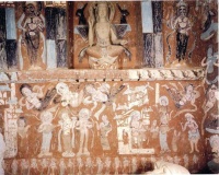 【北凉】第275窟南壁：释迦牟尼出游四门