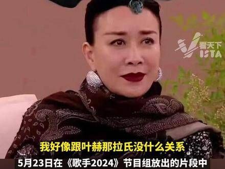 那英澄清：看起来我与叶赫那拉氏并无关联