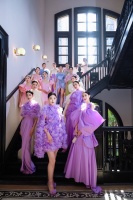 紫羽蝶兰|La Koradior拉珂蒂法绣高定发布会奢雅绽放