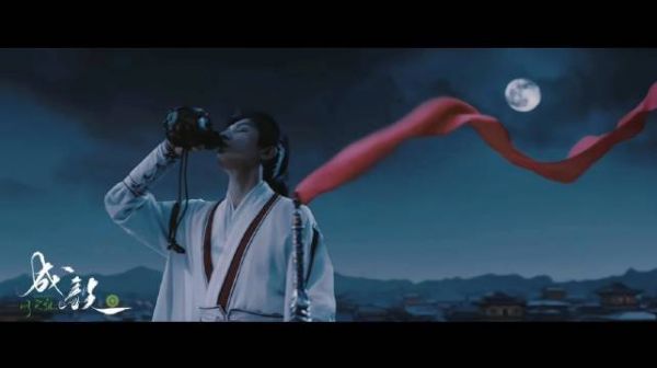 cy 成毅 莲花楼畔,风送清香远,月下独酌思无限,往事如烟难散