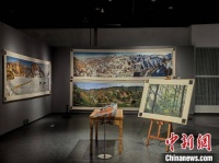 华人艺术家杨一信丝绸针画艺术展在京开幕