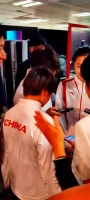 全红婵和王祖蓝欢乐互动，可爱告别！
