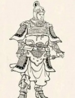 《五虎定三国》第十三回：入蓟都曹彰暴毙 战邺城许褚被摛