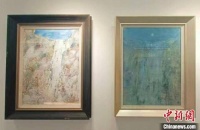 王雄飞“月中霜里”岩彩作品展启幕